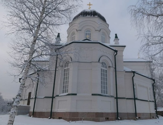 Завершена реставрация церкви Входа Господня в Иерусалим, она в Псковской области. Храм XIX века
