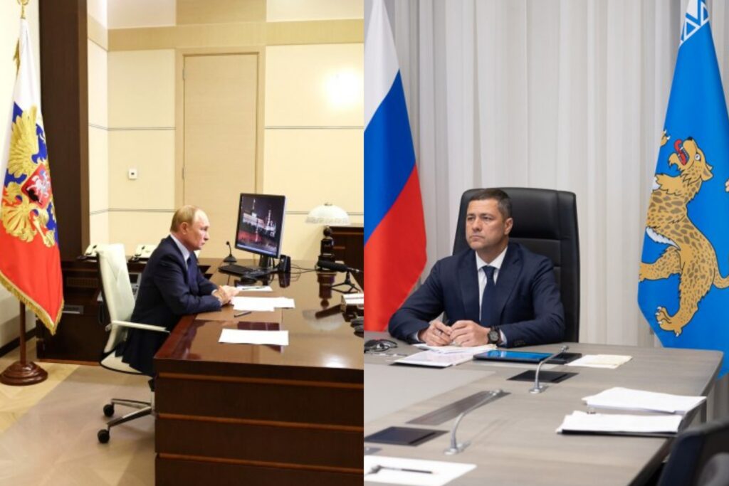 Псковский губернатор Михаил Ведерников участвовал в совещании с Владимиром Путиным