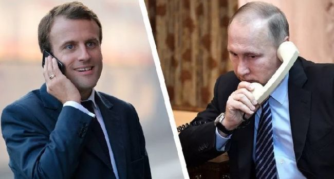 Макрон решился и позвонил Путину. Сегодня состоялся телефонный разговор двух лидеров