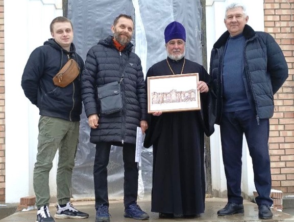 В Церкви Успения Пресвятой Богородицы в Великих Луках продолжаются работы по внутренней отделке