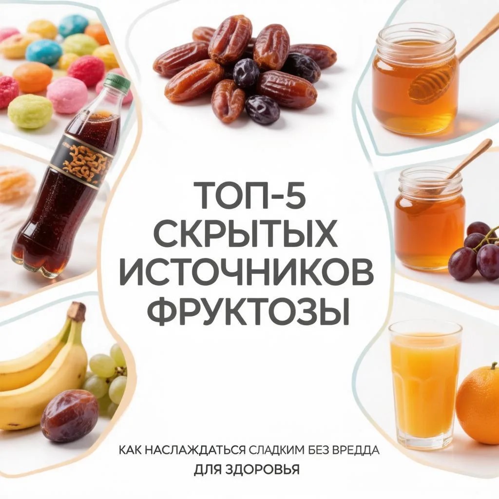 Топ-5 скрытых источников фруктозы: как наслаждаться сладким без вреда для здоровья